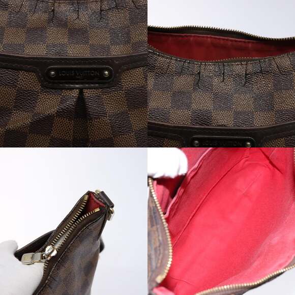 LOUIS VUITTON Damier Ebene Bloomsbury PM Shoulder Bag N42251 - Picture 11 of 13
